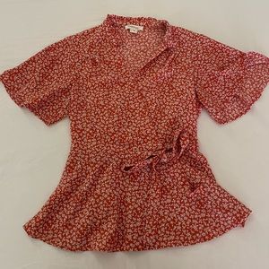 Monteau V Neck Blouse